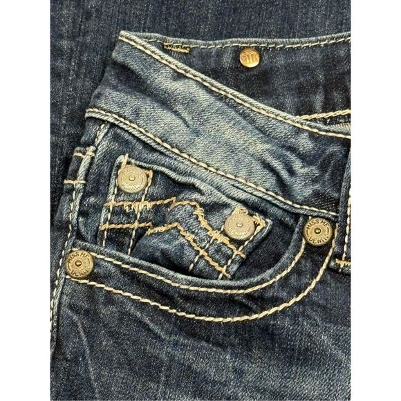 Miss Me Boot Cut Denim Jean JD1061B Color Dark 116 Size 28 - Picture 4 of 10